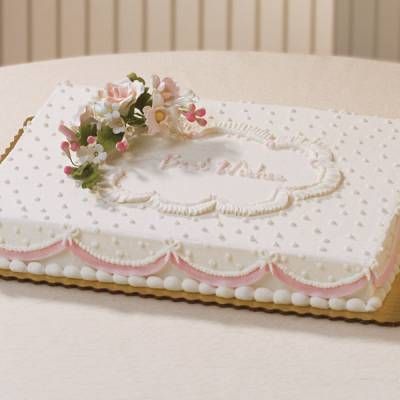 Wedding Shower Sheet Cake Designs