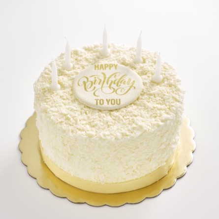 White Chocolate Birthday Cake