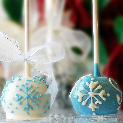 Winter Cake Pops Winter Cake Pops