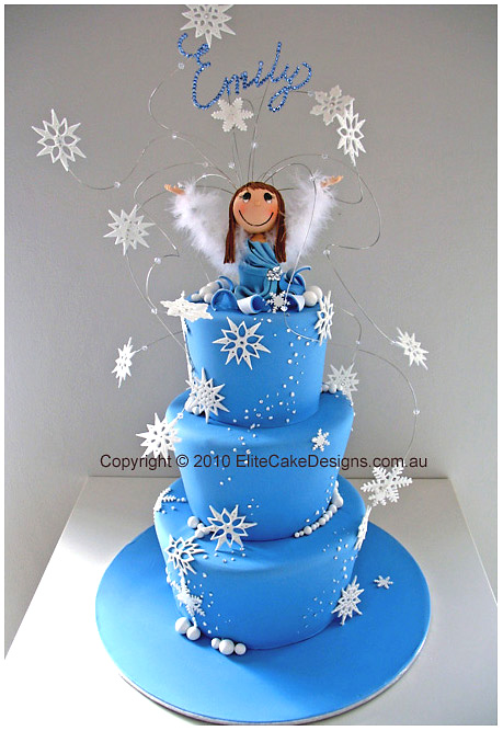 Winter Wonderland Birthday Cake