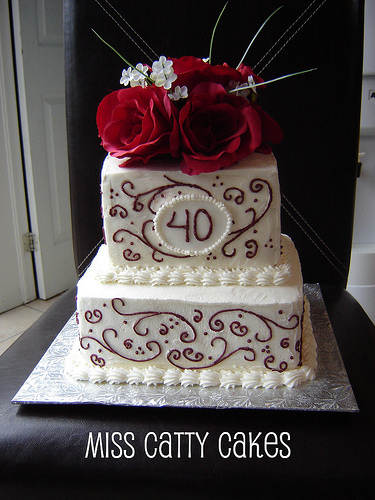 40th Wedding Anniversary Cake Decorations 40th Wedding Anniversary Cake Decorations