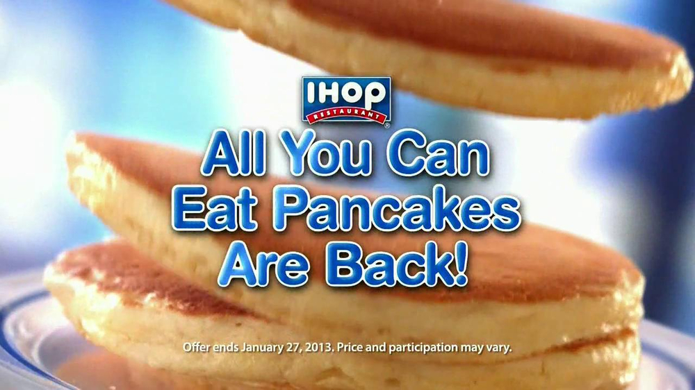 All You Can Eat Pancakes Ihop