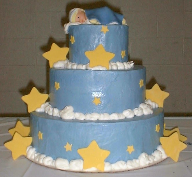 Baby Boy Shower Cake