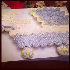 Baby Carriage Cupcake Cake Baby Carriage Cupcake Cake