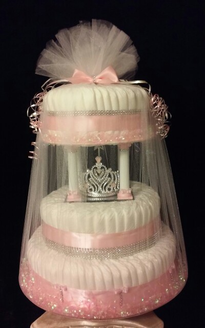 Baby Diaper Cake Standing Baby Diaper Cake Standing