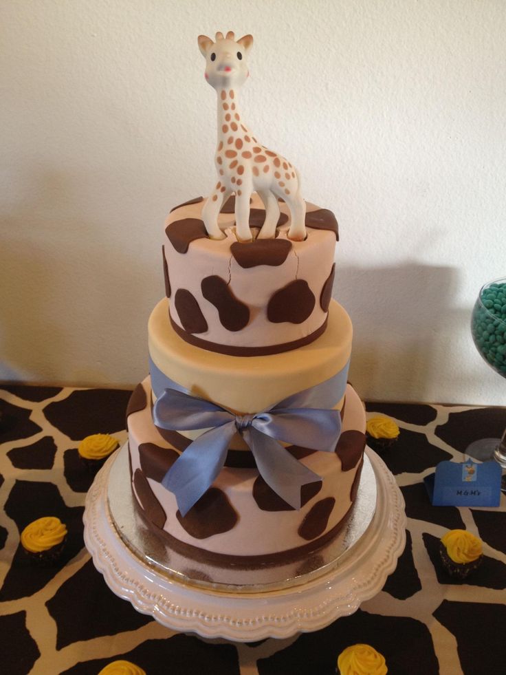 Baby Shower Cakes with Giraffes