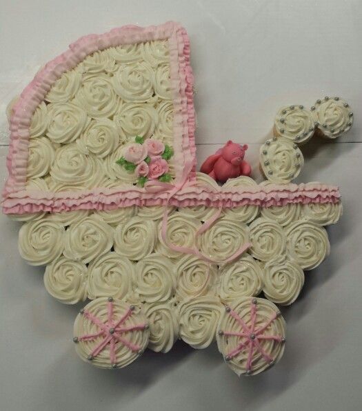 Baby Shower Cupcake Cake