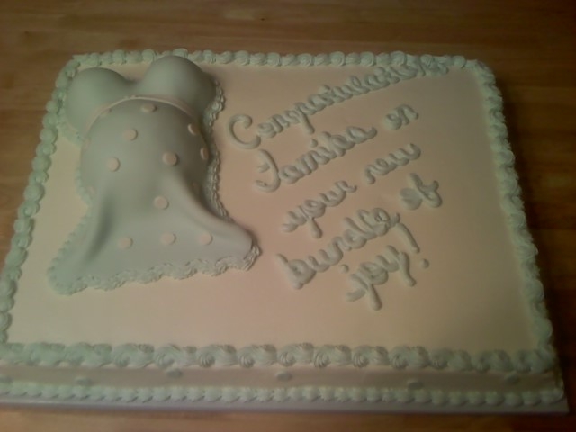 Baby Shower Sheet Cake