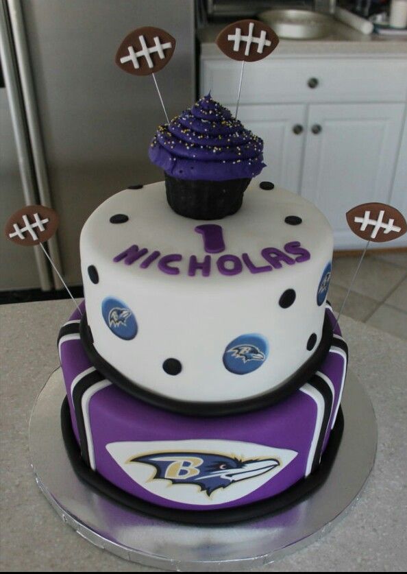 Baltimore Ravens Birthday Cake