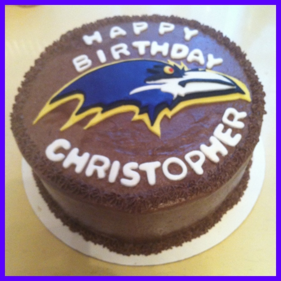 Baltimore Ravens Birthday Cake