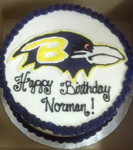 Baltimore Ravens Birthday Cake