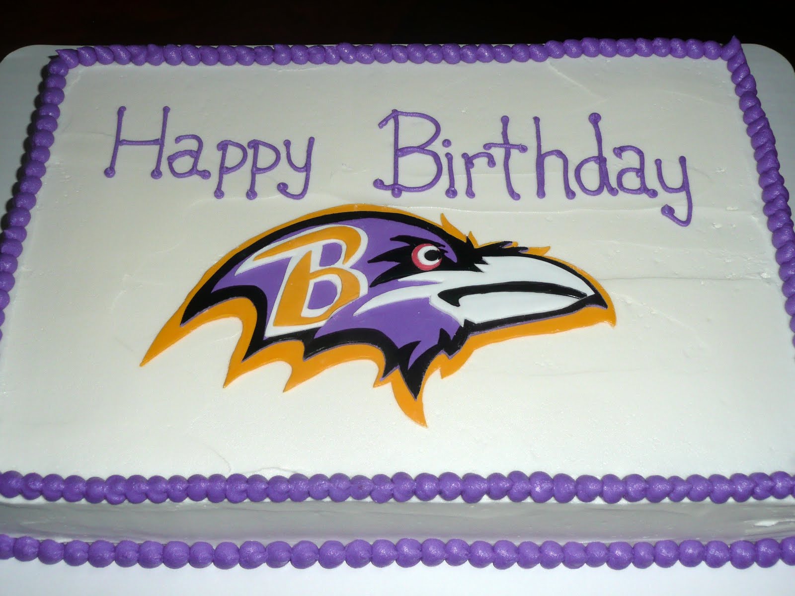 Baltimore Ravens Happy Birthday