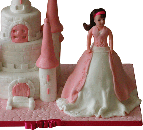 Barbie Castle Birthday Cake