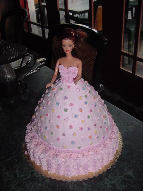 Barbie Doll Birthday Cake