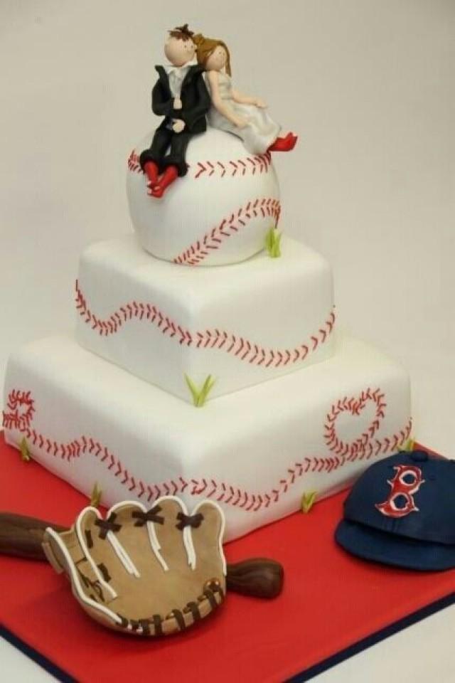 Baseball Wedding Cake