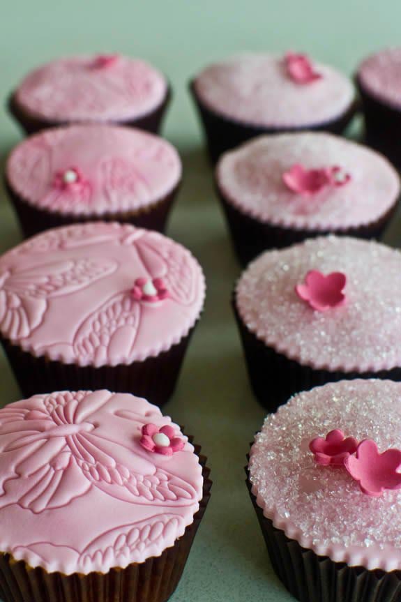 Beautiful Pink Cupcakes
