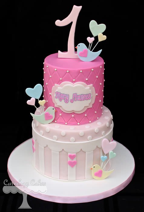 Bird Themed Birthday Cake