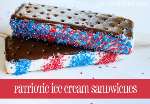 Birthday Cake Ice Cream Sandwiches