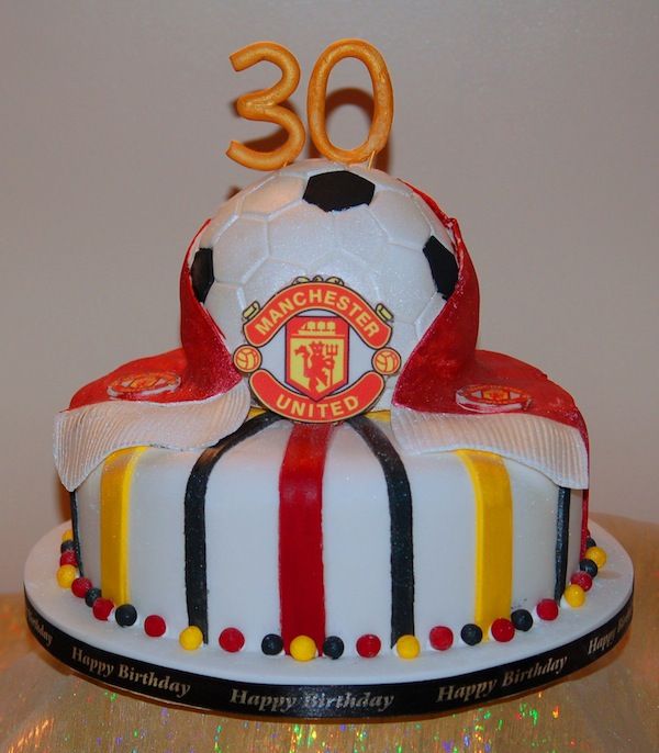 Birthday Cakes with Football