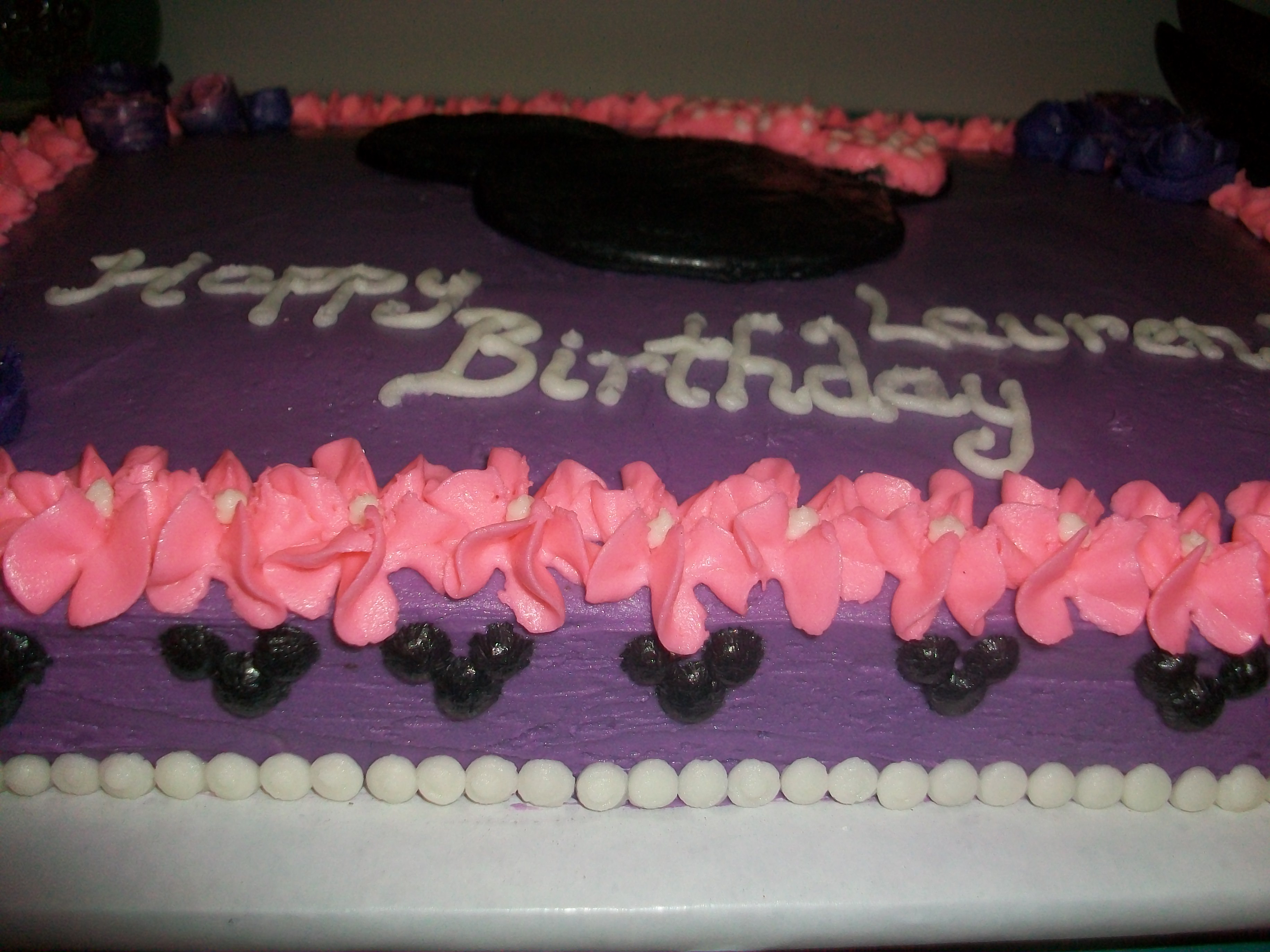 Black and White Sweet 16 Sheet Cake Black and White Sweet 16 Sheet Cake