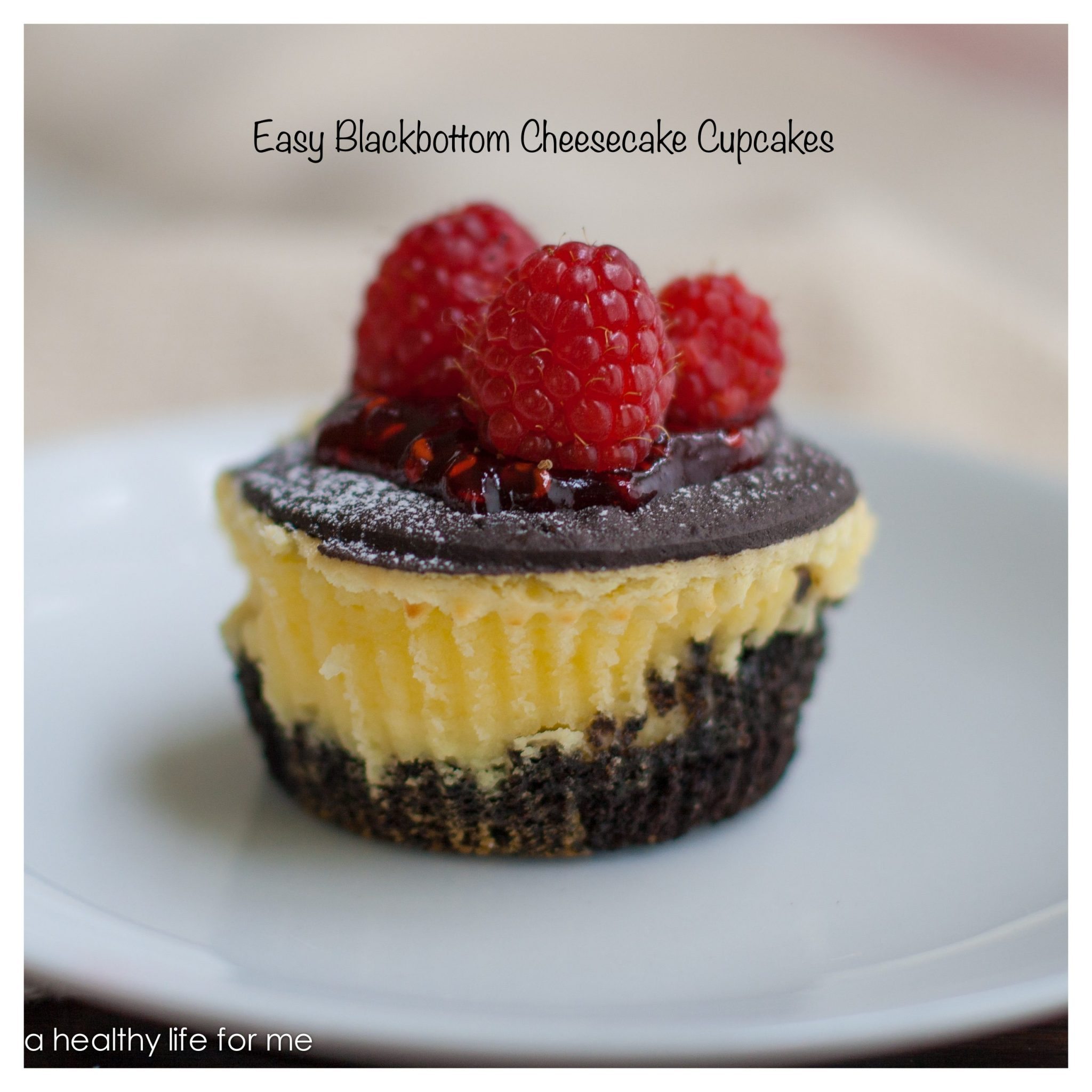 Black Bottom Cheesecake Cupcakes