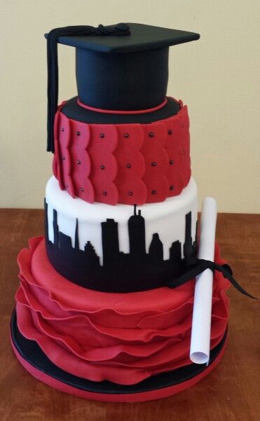 Boston University Graduation Cake Boston University Graduation Cake