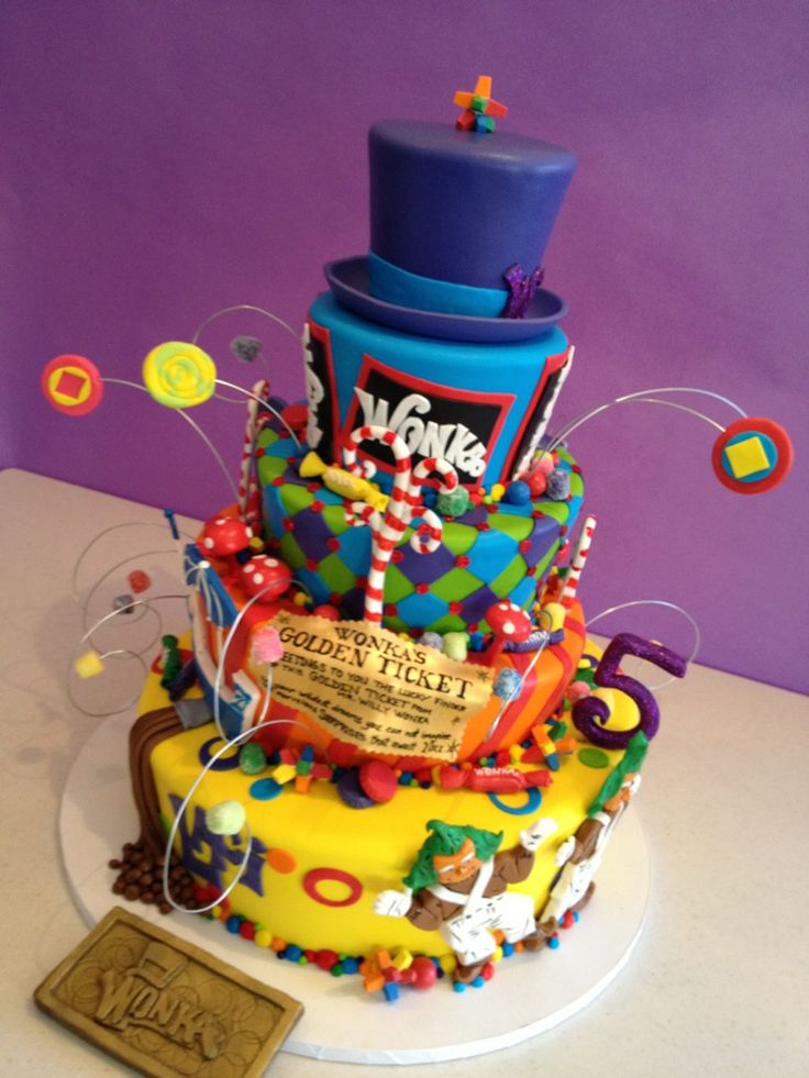 Cake and Chocolate Factory Willy Wonka