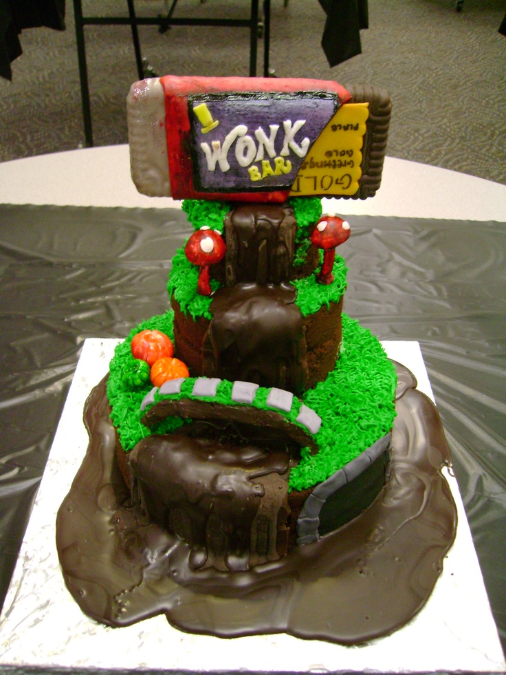 Cake and Chocolate Factory Willy Wonka