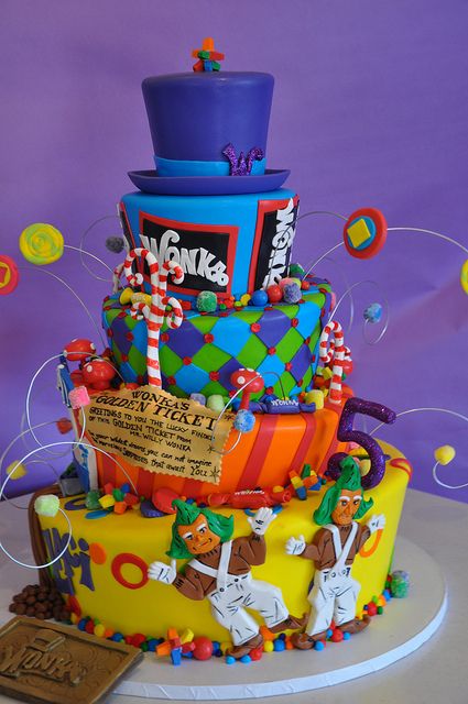 Cake and Chocolate Factory Willy Wonka