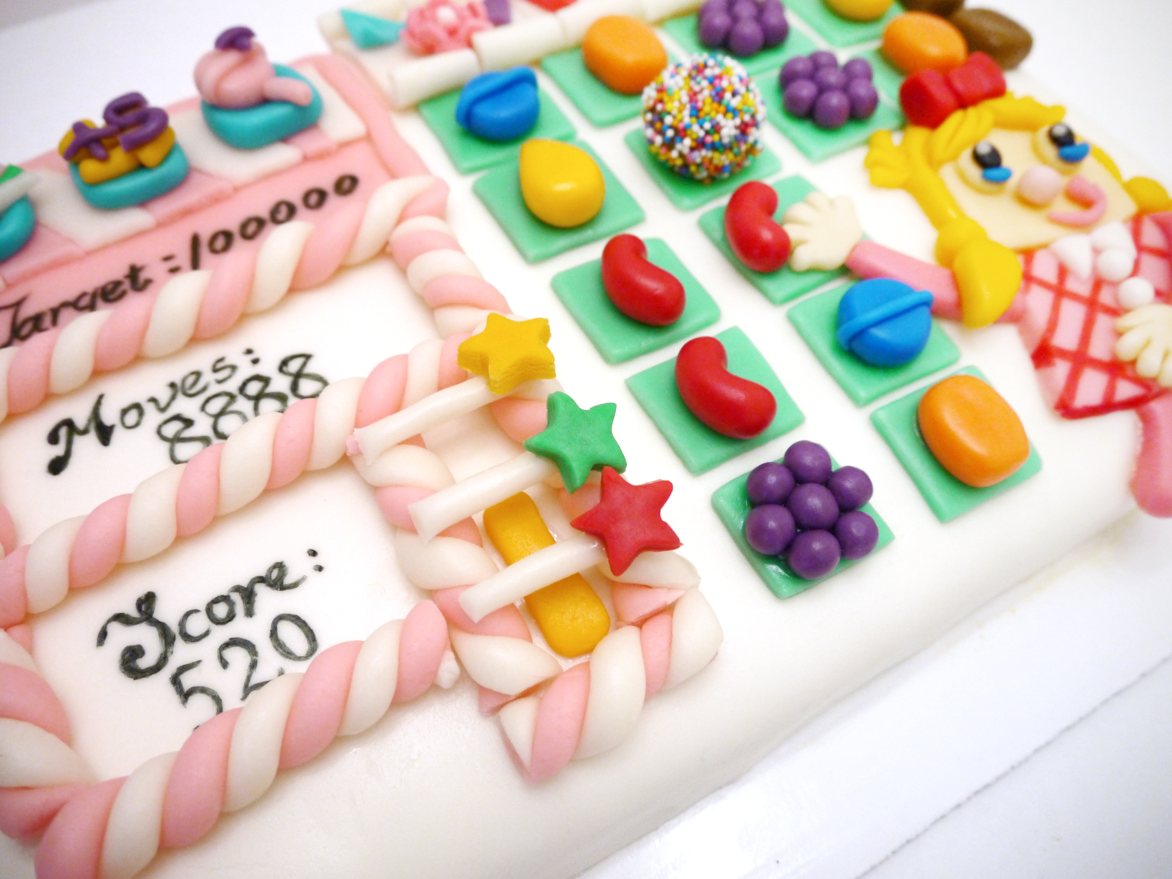 Candy Theme Sheet Cake