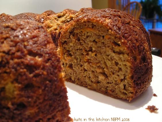 Carrot Bundt Cake with Pudding