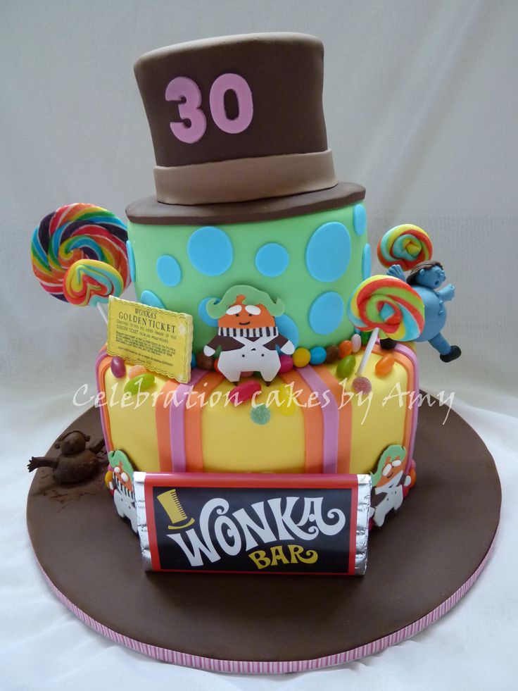 Charlie and Chocolate Factory Cake
