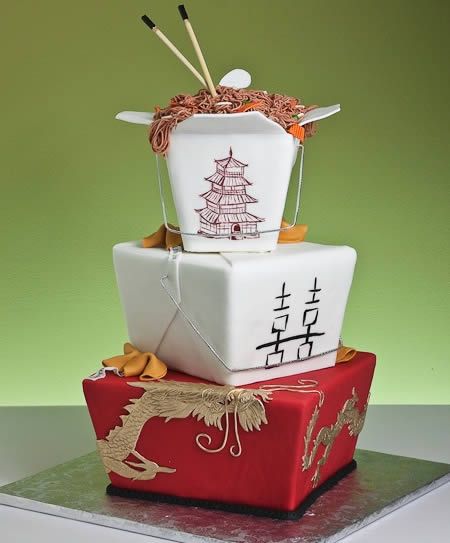 Chinese Food Wedding Cake Chinese Food Wedding Cake