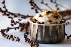 Chocolate Bread Pudding Cupcakes