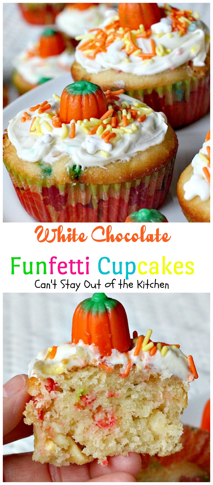 Chocolate Funfetti Cupcakes