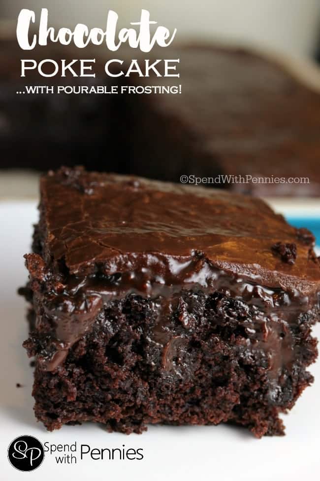 Chocolate Poke Cake From Scratch