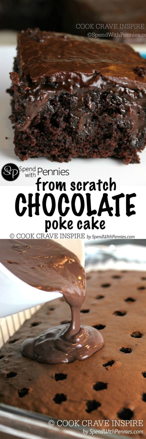 Chocolate Poke Cake From Scratch