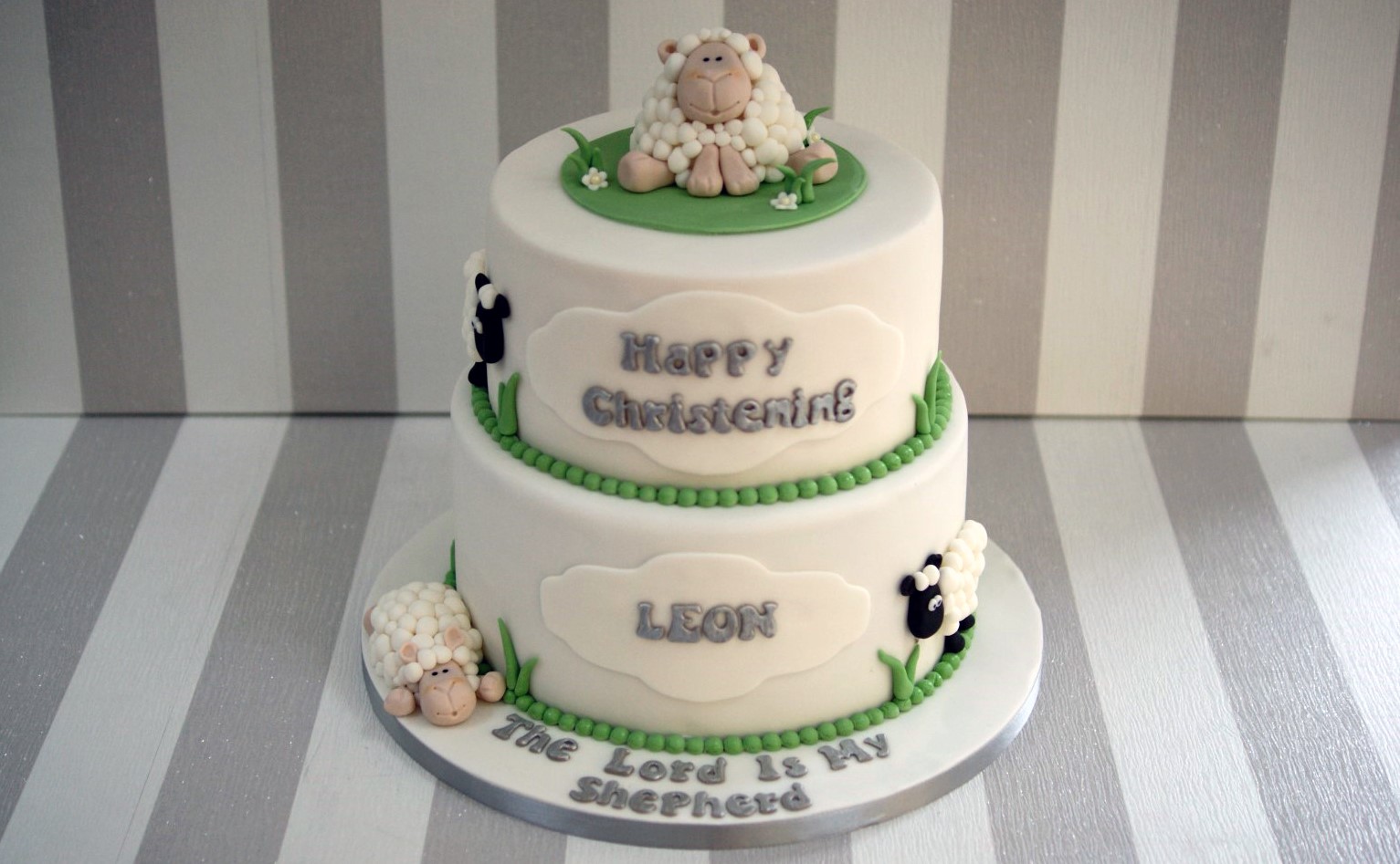 Christening Cake Sheep