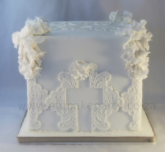 Christening Cake Square