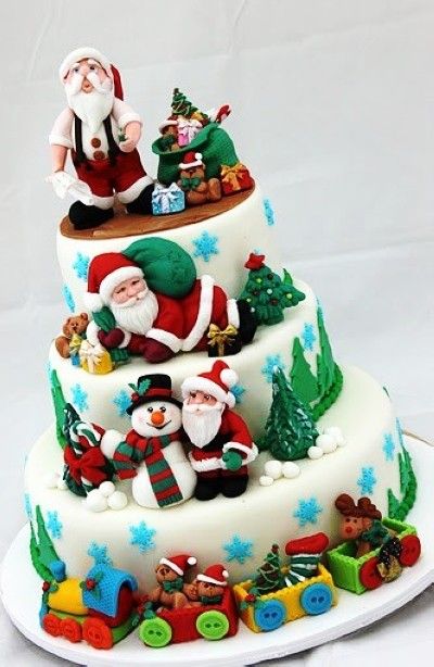 Christmas Cake Decorating Ideas