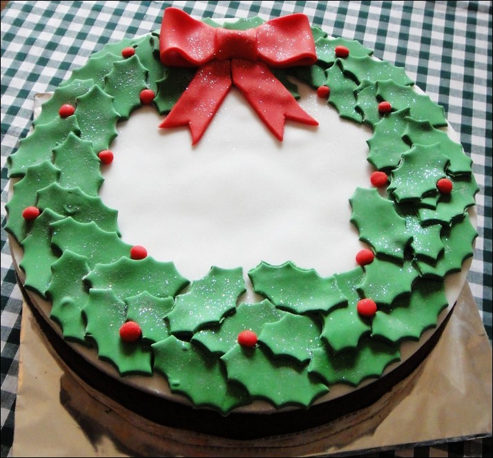 Christmas Cake Decoration Idea
