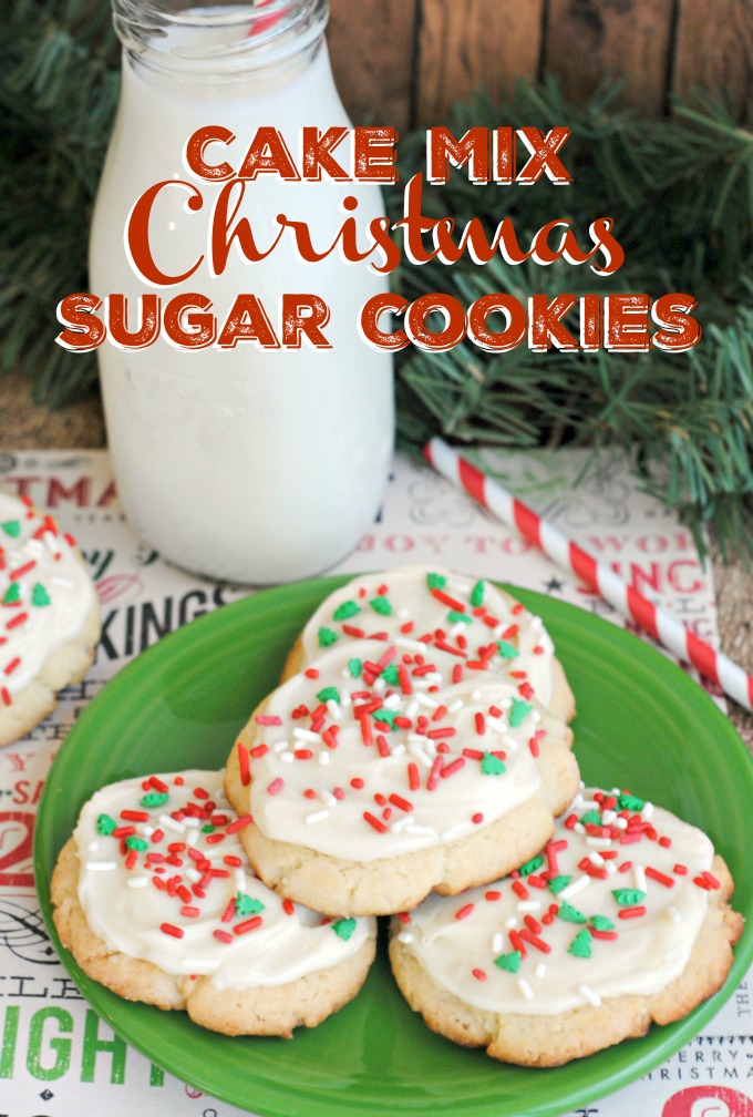 Christmas Cookies Recipes with Cake Mix