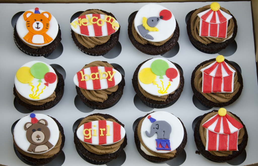 Circus Cupcake Decorations