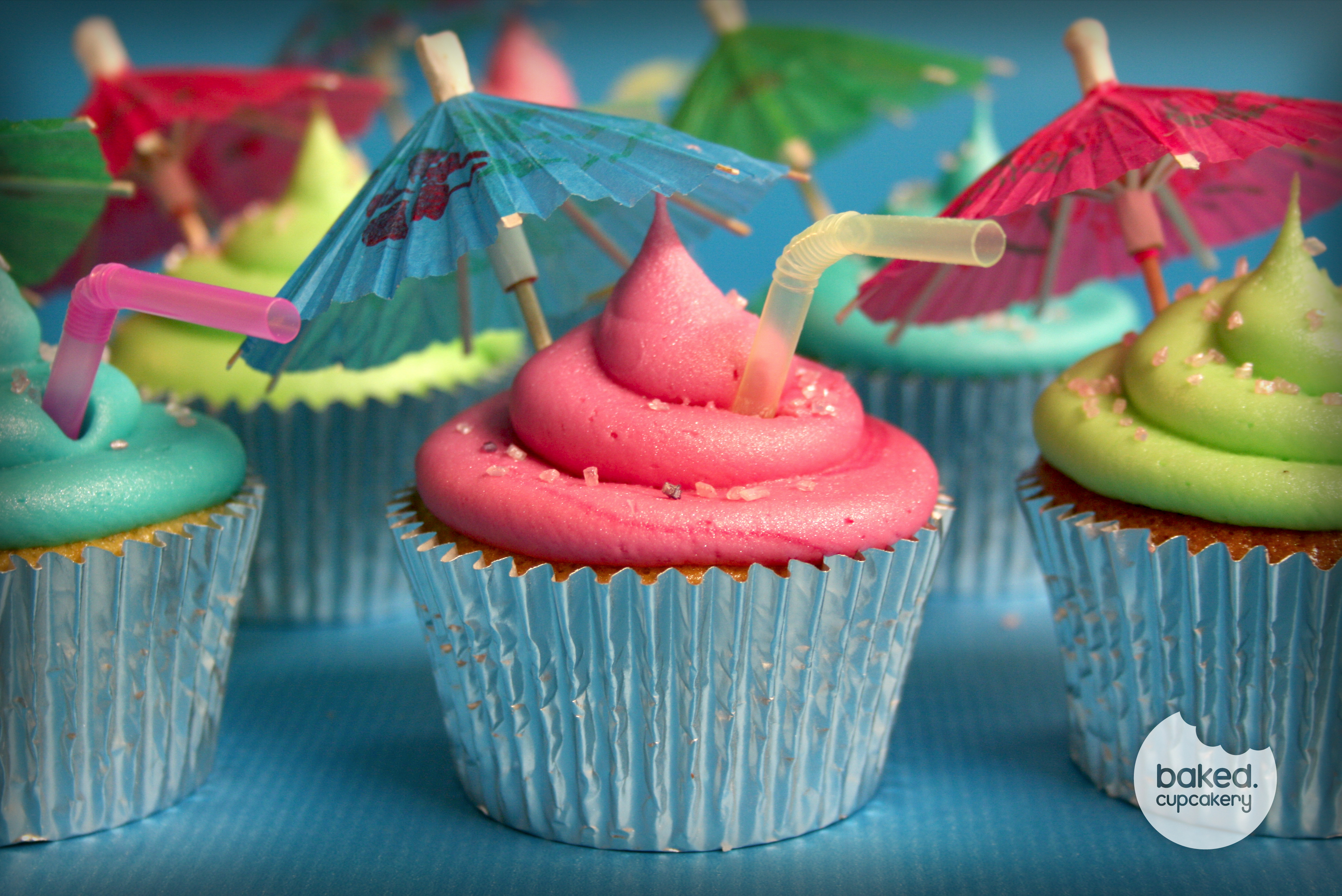 Cocktail-Themed Cupcakes