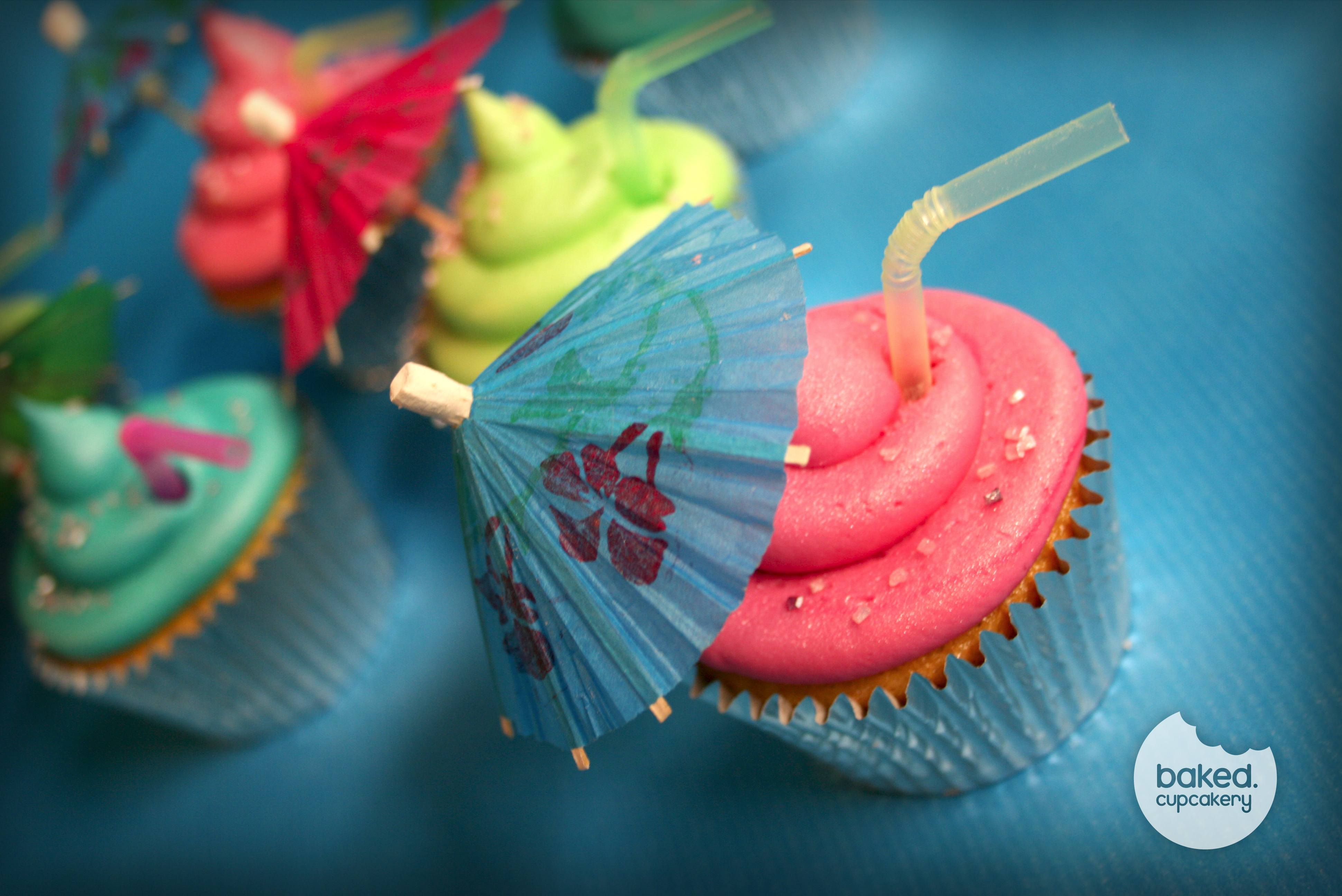 Cocktail-Themed Cupcakes