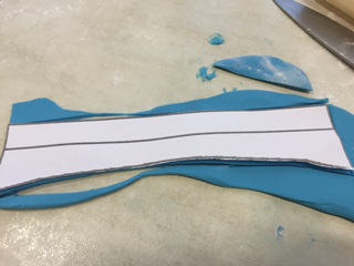 Collar and Tie Cake Template