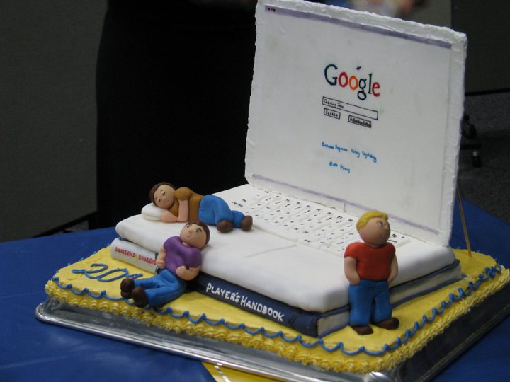 Computer Themed Birthday Cake