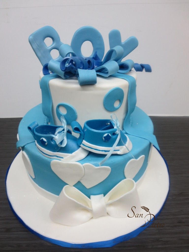 Converse Baby Shower Cake