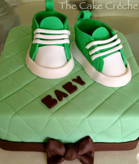 Converse Baby Shower Cake