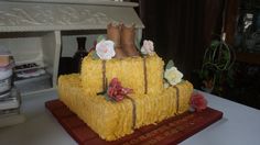 Country Bridal Shower Cake